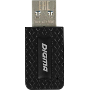 Сетевой адаптер Wi-Fi Digma DWA-AC1300C AC1300 USB 3.0 (ант.внутр.) 1ант