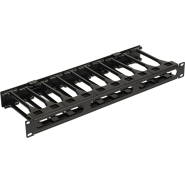 Кабельный органайзер 19 LANMASTER LAN-ORG-PF/S-1U Кабельный органайзер 19 LANMASTER LAN-ORG-PF/S-1U