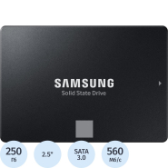 SSD накопитель Samsung 870 EVO MZ-77E250B 250GB 2.5(MZ-77E250B/EU) SSD накопитель Samsung 870 EVO MZ-77E250B 250GB 2.5(MZ-77E250B/EU)