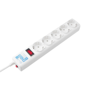 Сетевой фильтр Power Cube B 5.0 м 5 роз (белый) 10А/2,2кВт(SPG-B-15-WHITE) Сетевой фильтр Power Cube B 5.0 м 5 роз (белый) 10А/2,2кВт(SPG-B-15-WHITE)