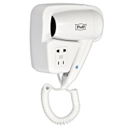 Фен Puff-1200B, белый, 1,2 кВт, с доп. розеткой Фен Puff-1200B, белый, 1,2 кВт, с доп. розеткой