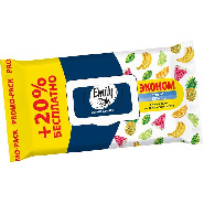 Салфетки влажные Emily Style Tropic 100+20шт/уп. с клапаном Салфетки влажные Emily Style Tropic 100+20шт/уп. с клапаном