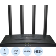 Маршрутизатор TP-Link Archer AX12 AX1500 3 LAN, 1000 Мбит/с