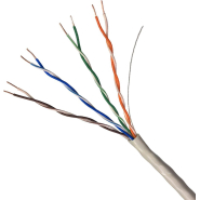 Кабель ExeGateUTP4-C6-CU-S23-IN-PVC-GY-305-FLUKE UTP