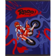Тетрадь общая Moto freestyle, голубой, А5, 48л, клетка, скрепка Тетрадь общая Moto freestyle, голубой, А5, 48л, клетка, скрепка