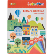 Бумага цветная Комус Класс ColorPics А4,20л,20цв,тонированная в массе Бумага цветная Комус Класс ColorPics А4,20л,20цв,тонированная в массе