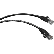 Патч-корд Cabeus PC-UTP-RJ45-Cat.6-5m-BK-LSZH U/UTP, кат6, 2xRJ45/8p8c,черн