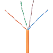 Кабель BigTech BT-CECR-015 CCA UTP 4 пары, кат.5e AWG24 LSZH 305м оранж Кабель BigTech BT-CECR-015 CCA UTP 4 пары, кат.5e AWG24 LSZH 305м оранж